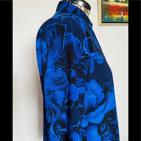 Ellen Tracy Button Down Tunic Shirt - Picture 6 of 10